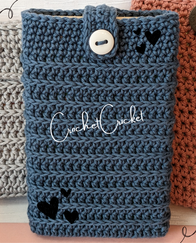 Cricket's Crochet Book Sleeve Tutorial with Royal Ridge Stripes – Crochet  Cricket